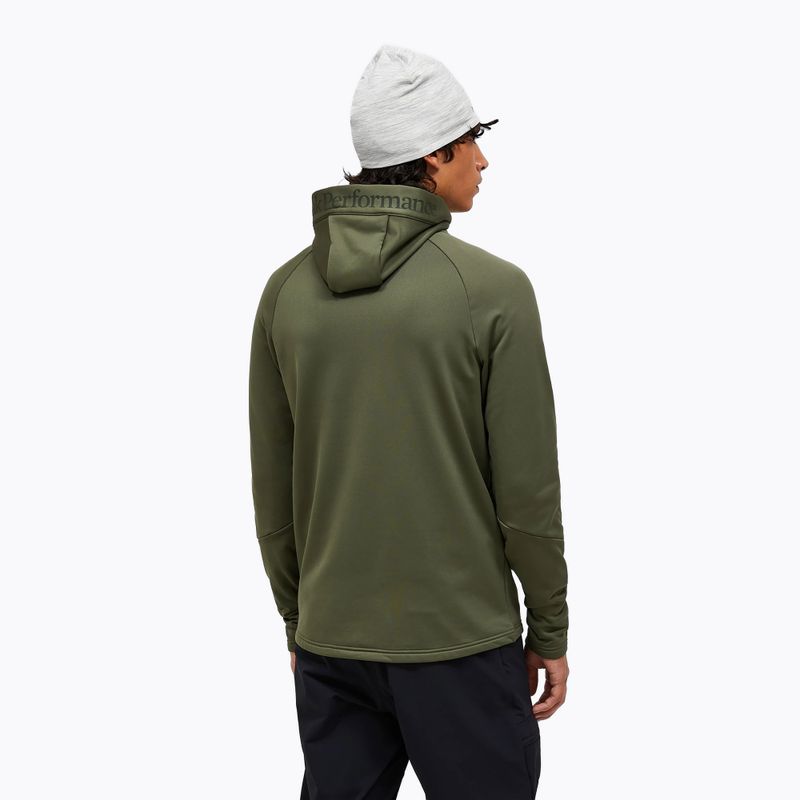 Herren Zip-Hoodie Peak Performance Rider Essentials Zip Hood pine needle/pine needle 3