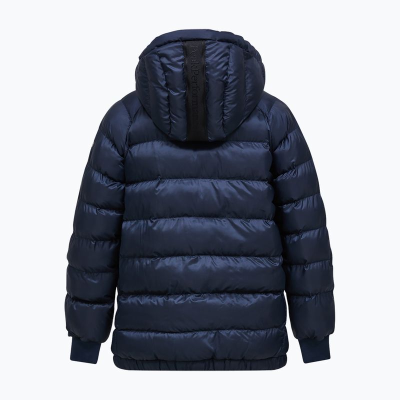 Herren-Daunenjacke Peak Performance Tomic Insulated Hood Jacket blue shadow 2