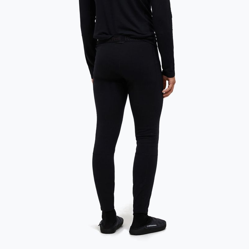Herren Thermounterhose Peak Performance Magic 7/8 Johns Long Wool-Blend Baselayer black/black 2