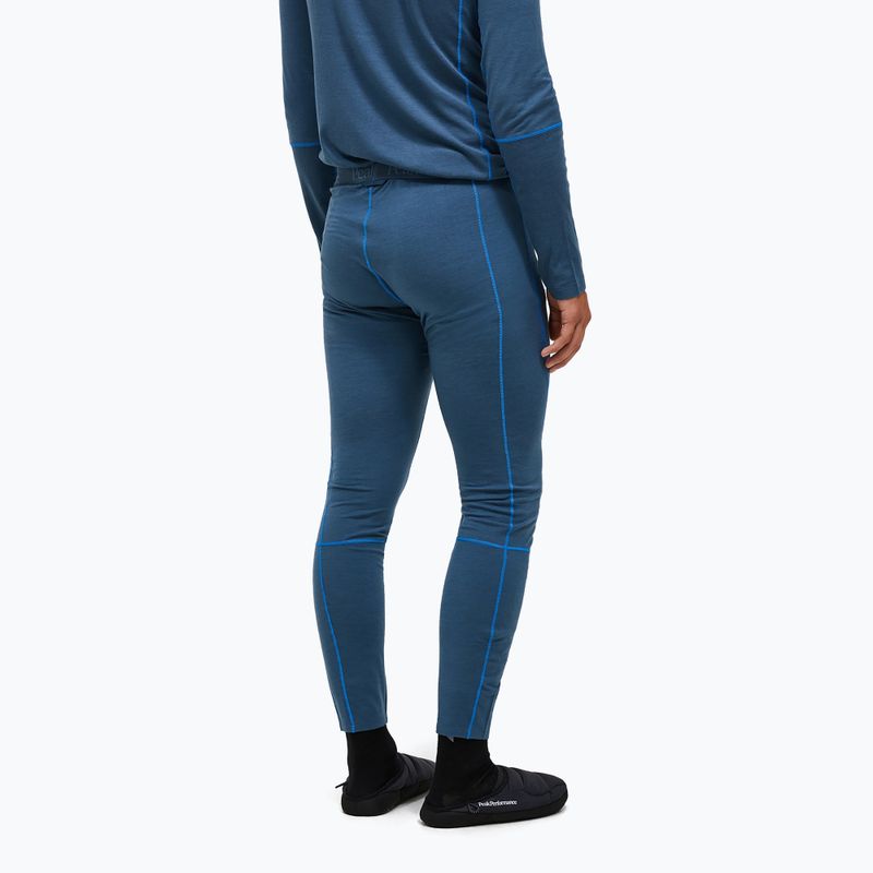 Herren Thermounterhose Peak Performance Magic 7/8 Johns Long Wool-Blend Baselayer mountain lake 2