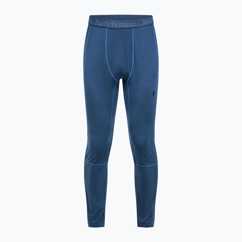 Herren Thermounterhose Peak Performance Magic 7/8 Johns Long Wool-Blend Baselayer mountain lake 3