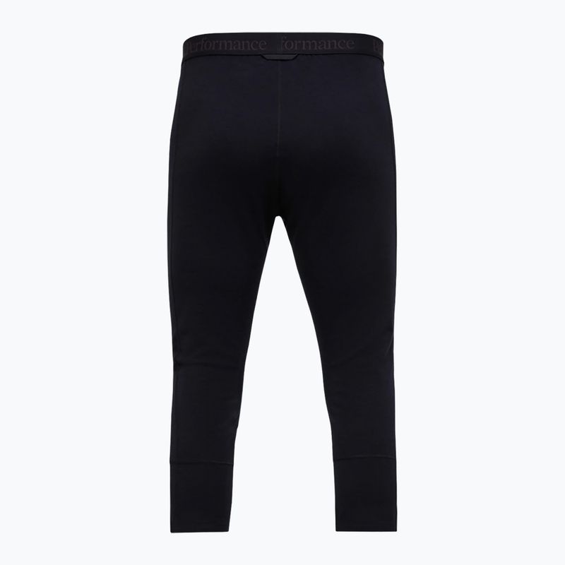 Herren Thermounterhose Peak Performance Magic 3/4 Johns Long Wool-Blend Baselayer black/black 4
