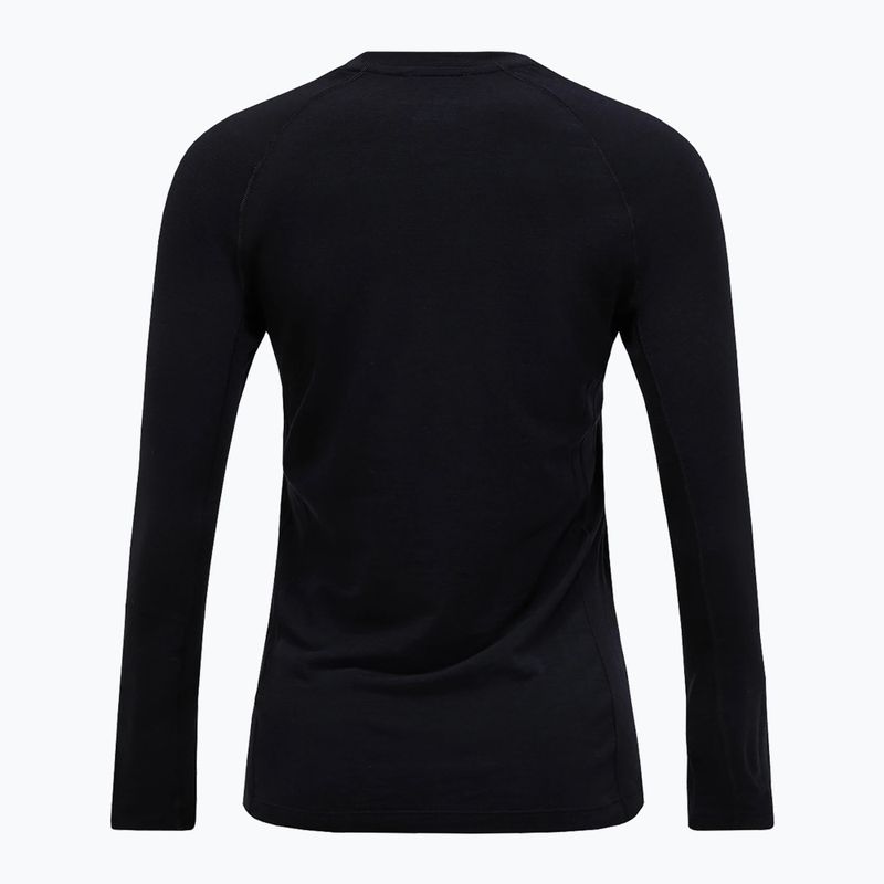 Damen-Thermoaktivshirt Peak Performance Magic Crew Wool-Blend Baselayer black/black 4