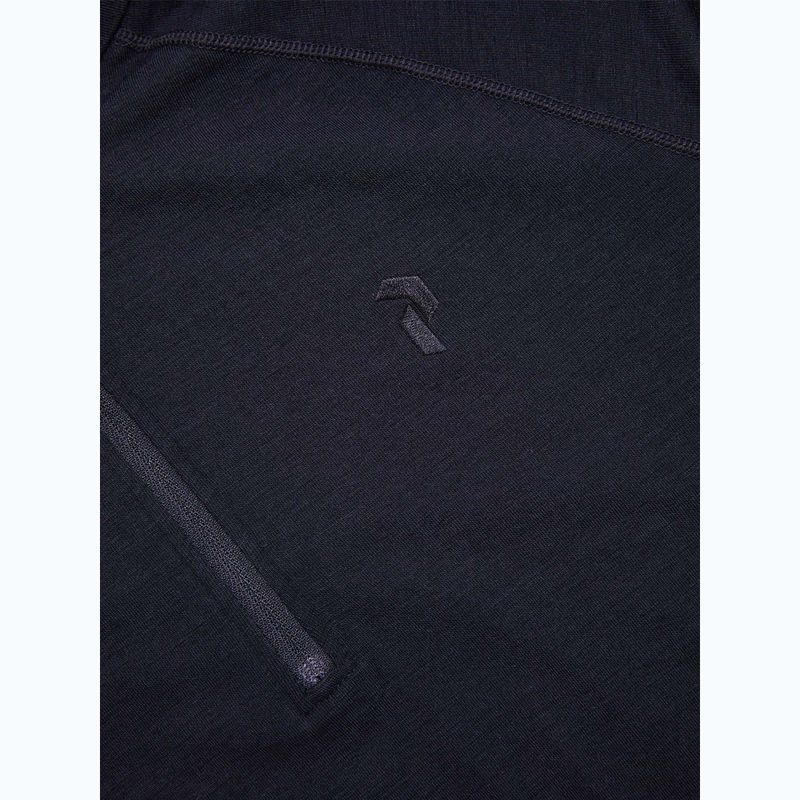 Herren Funktionsshirt langärmlig Peak Performance Magic Half Zip Wool-Blend Baselayer black/black 6