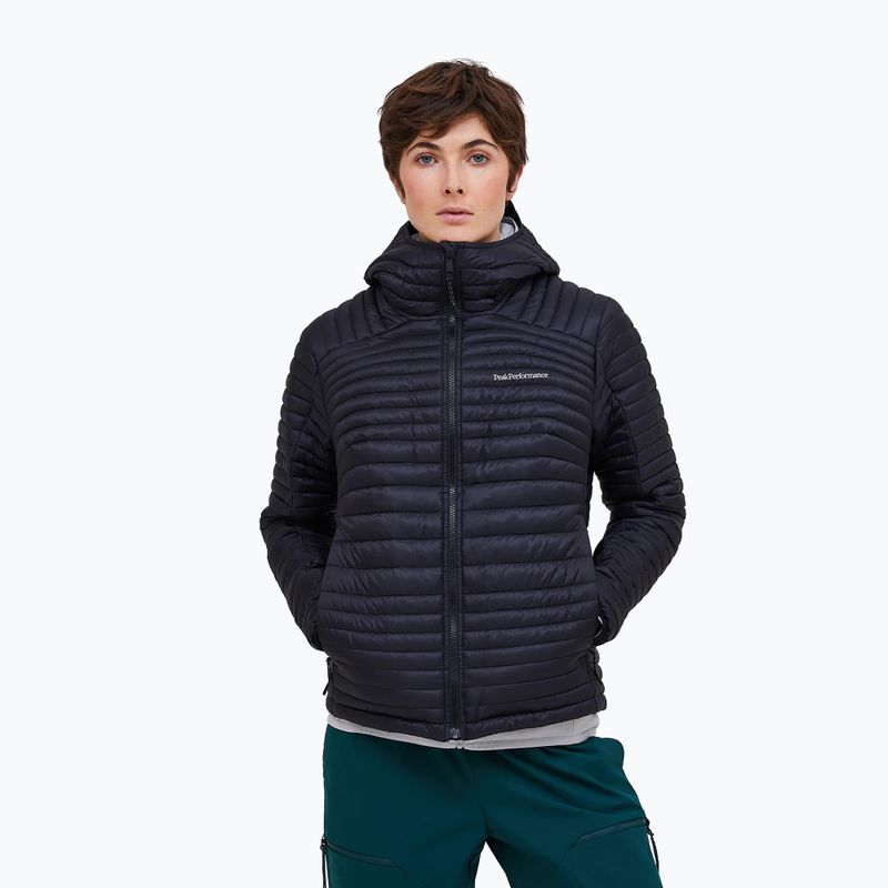 Gefütterte Damenjacke Peak Performance Monolight Synthetic Hood black