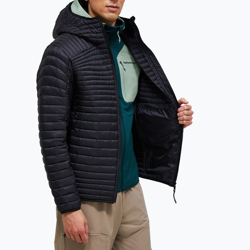 Gefütterte Herrenjacke Peak Performance Monolight Insulated Hood black 4