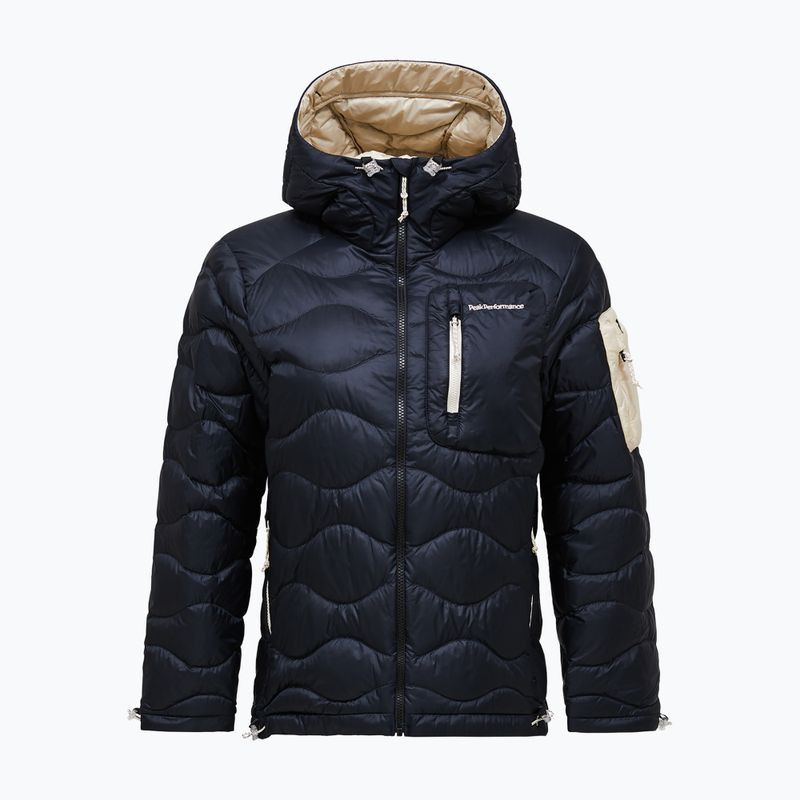 Damen-Daunenjacke Peak Performance Helium Utility Down black/sand fog 7