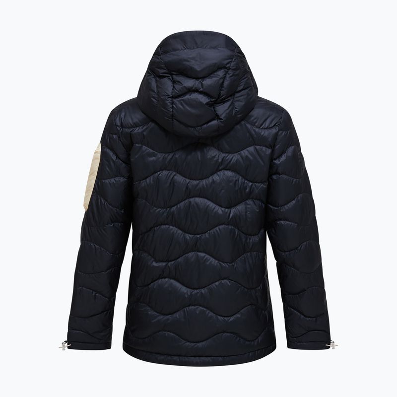 Damen-Daunenjacke Peak Performance Helium Utility Down black/sand fog 8