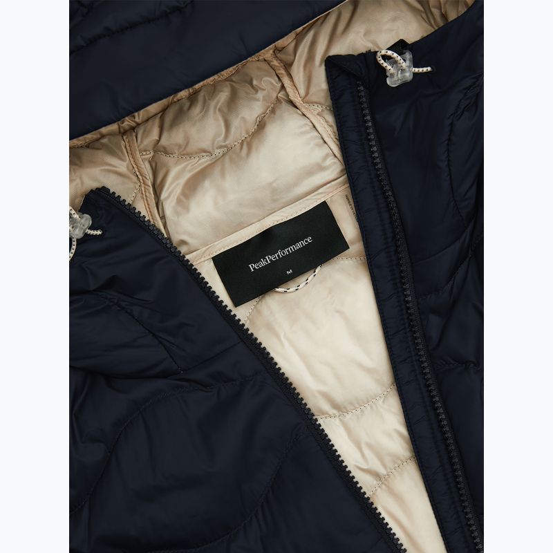 Herren-Daunenjacke Peak Performance Helium Utility Down Hood black/sand fog 4