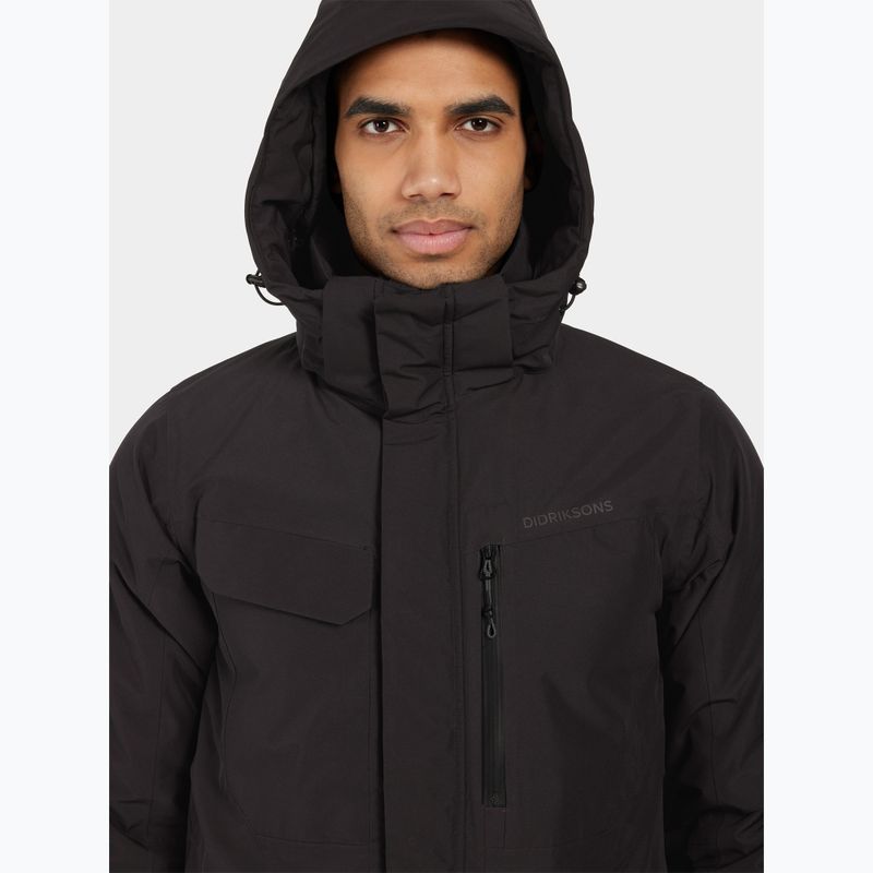 Gefütterte Jacke Didriksons Stefan black 6