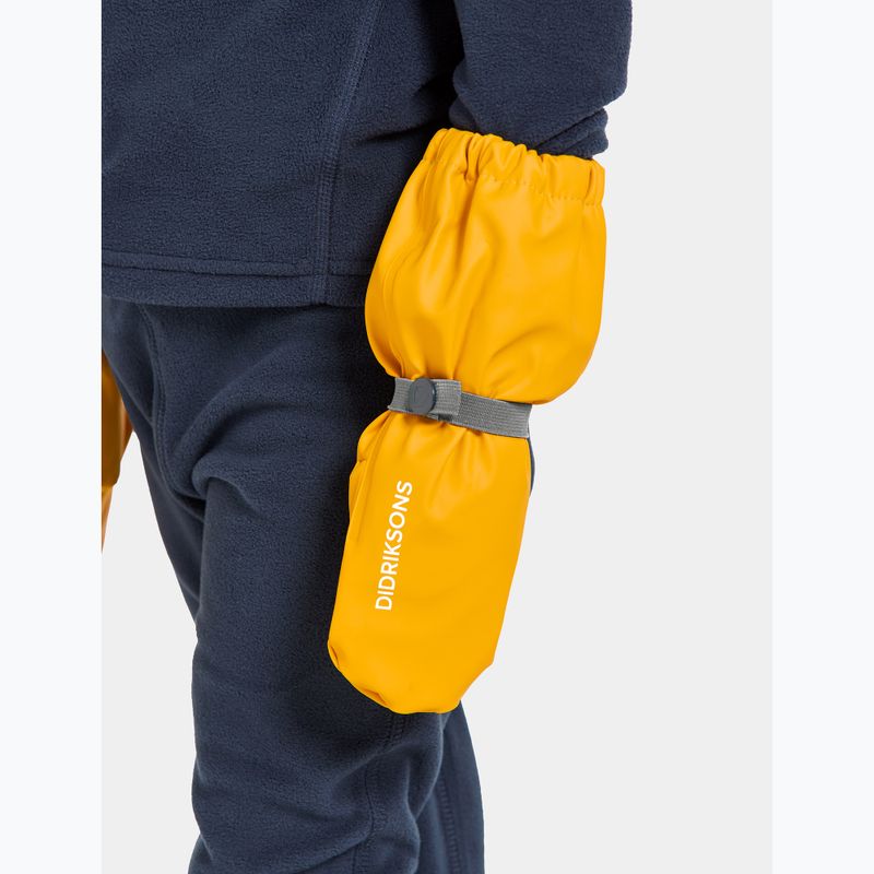 Kinder Skihandschuhe Didriksons Pileglove 8 oat yellow 2