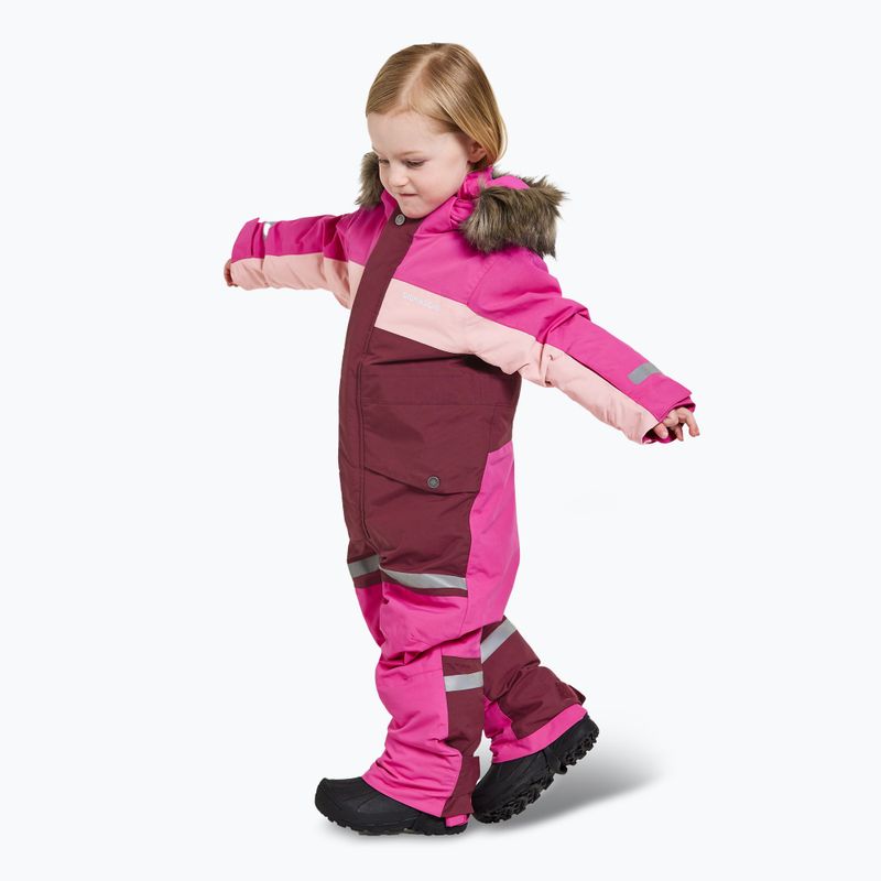 Skioverall Kinder Didriksons Bjärven Cover plastic pink 3