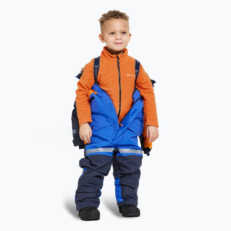 Skioverall Kinder Didriksons Bjärven Cover caribbean blue 4