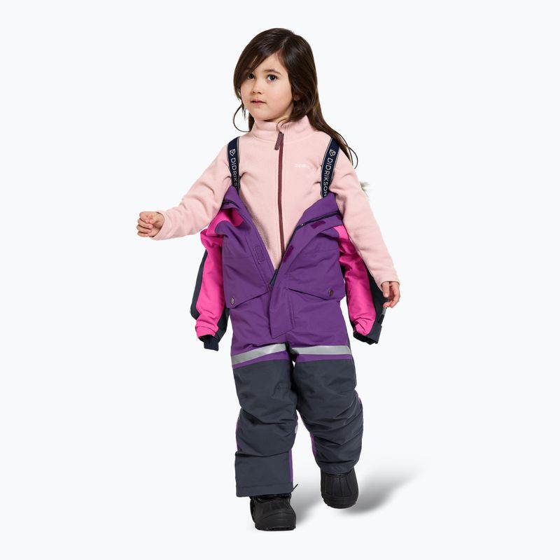 Skioverall Kinder Didriksons Bjärven Cover royal purple 4