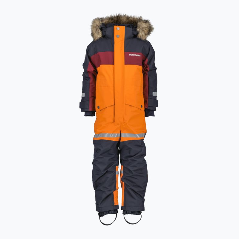 Skioverall Kinder Didriksons Bjärven Cover orange jam 7