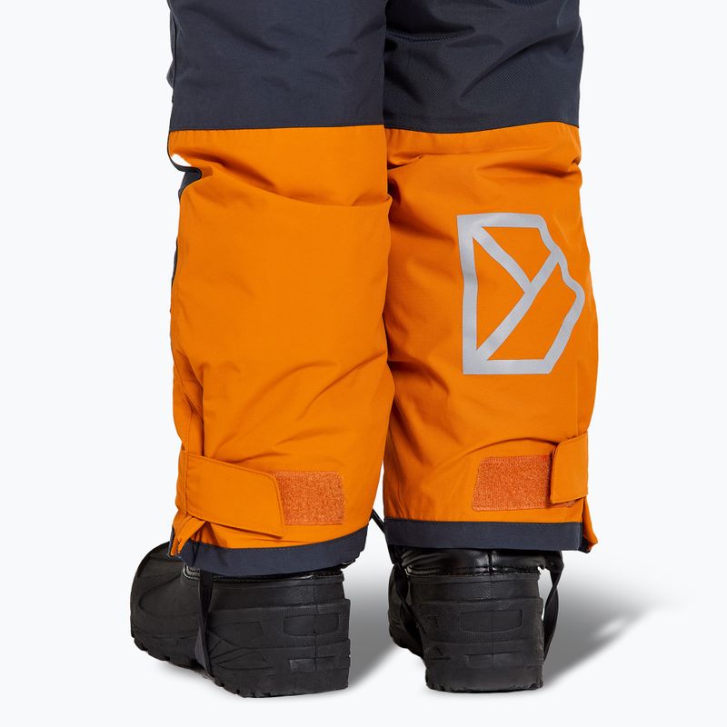 Skihose Kinder Didriksons Idre orange jam 5