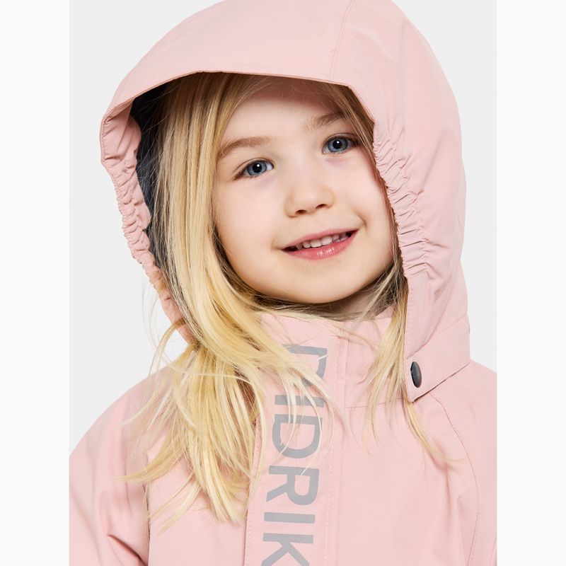 Skioverall Kinder Didriksons Talvi Cover dusty pink 5