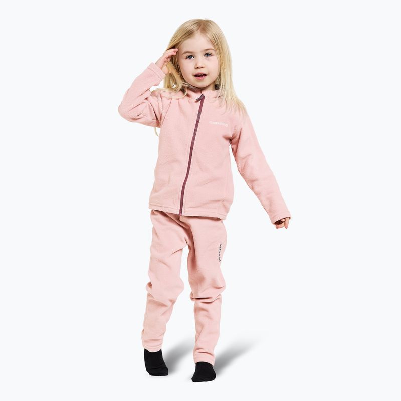 Sweatshrit Hoodie Kinder Didriksons Monte Fz dusty pink 2