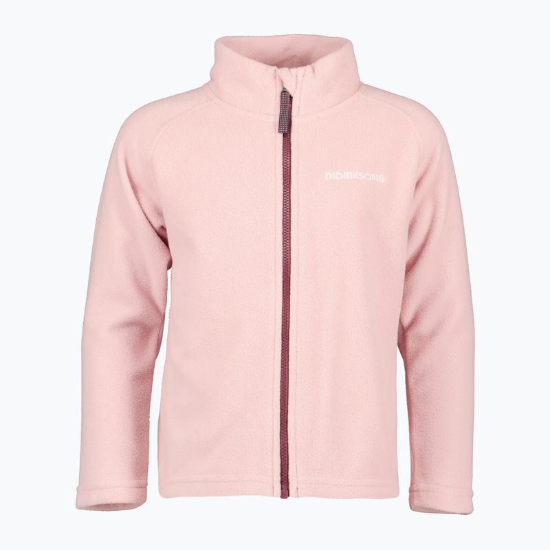 Sweatshrit Hoodie Kinder Didriksons Monte Fz dusty pink 4