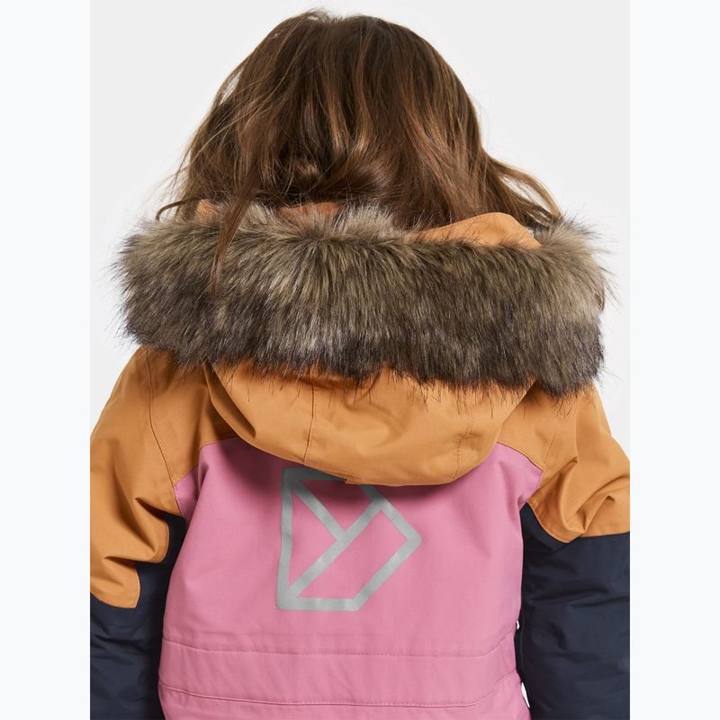 Didriksons Bjärven Cover heather pink Kinder Skianzug 6