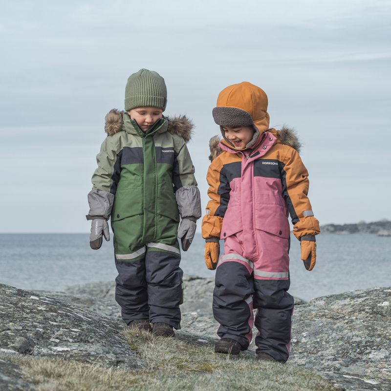Didriksons Bjärven Cover heather pink Kinder Skianzug 13