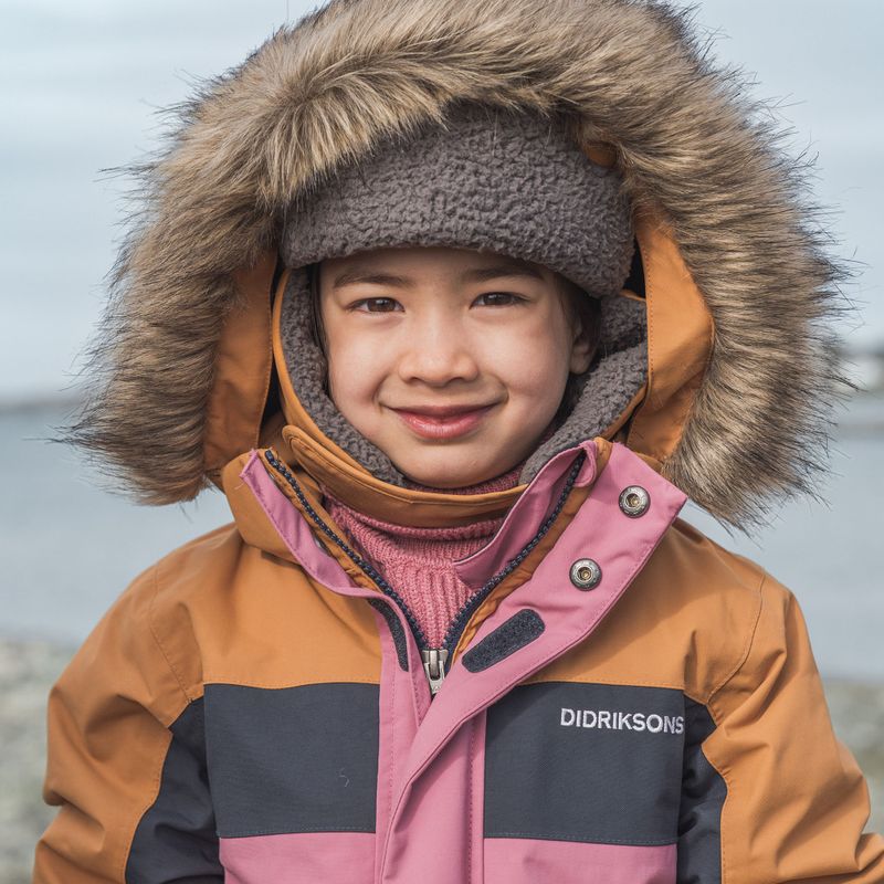 Didriksons Bjärven Cover heather pink Kinder Skianzug 15