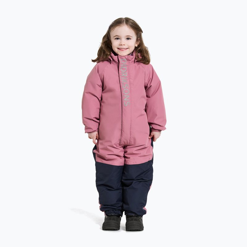 Didriksons Talvi Cover heather pink Kinder Skianzug