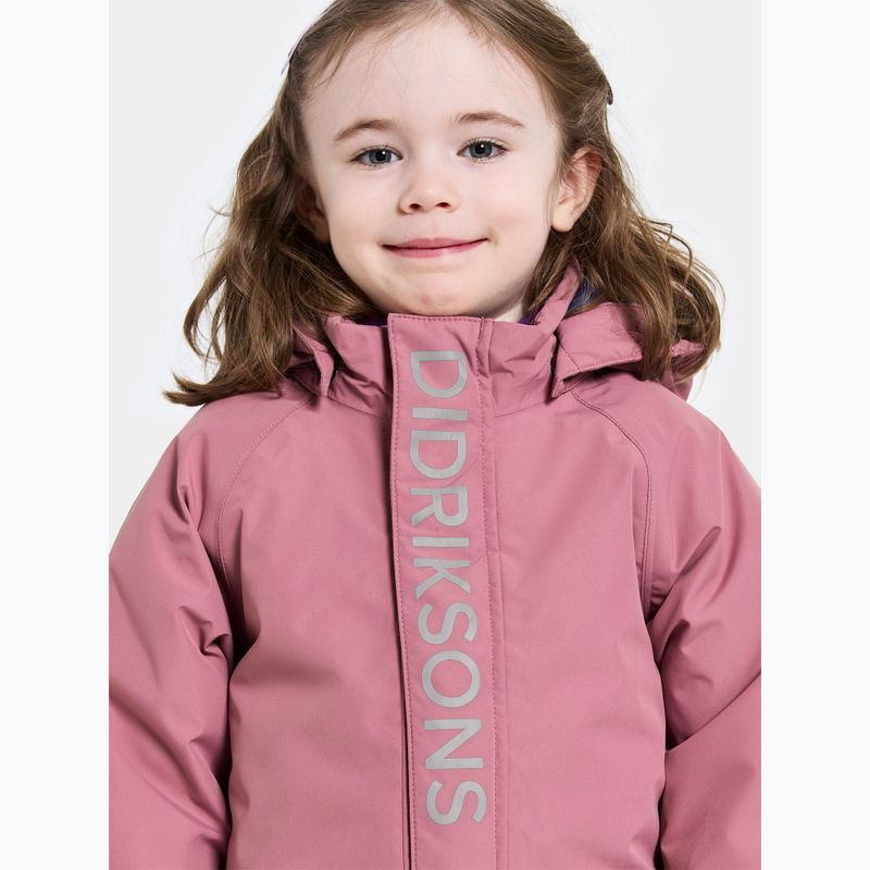 Didriksons Talvi Cover heather pink Kinder Skianzug 5
