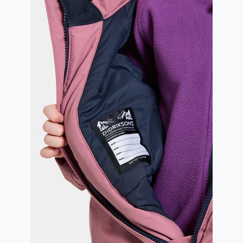 Didriksons Talvi Cover heather pink Kinder Skianzug 7