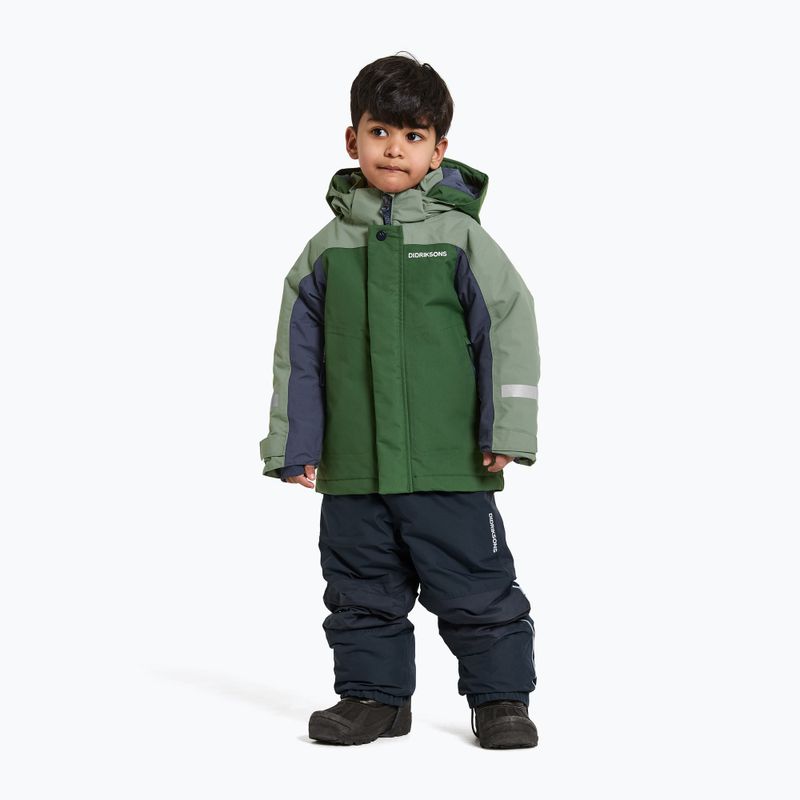 Didriksons Neptun Tannengrün Kinderjacke 2