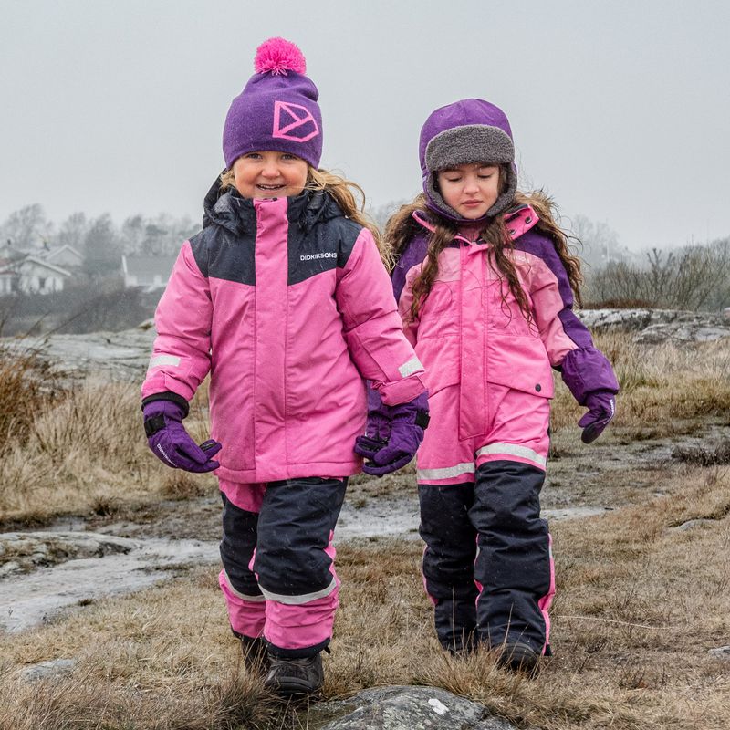 Didriksons Skare süß rosa Kinderskiset 19