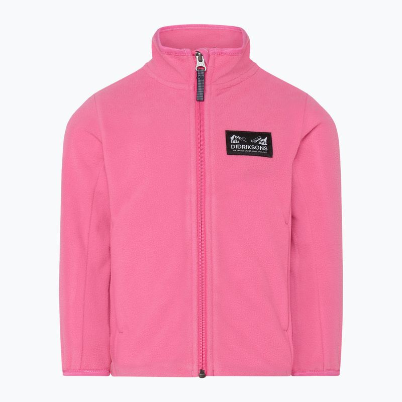 Didriksons Muskot süßes rosa Kinder-Fleece-Sweatshirt 8