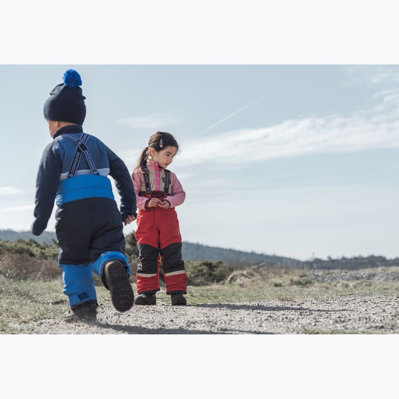 Didriksons Monte Half Button Kinder Fleece-Sweatshirt Wolke blau 13