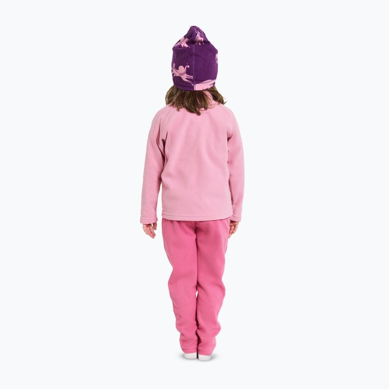 Didriksons Monte Fz helles Heidekraut rosa Kinder Fleece-Sweatshirt 3