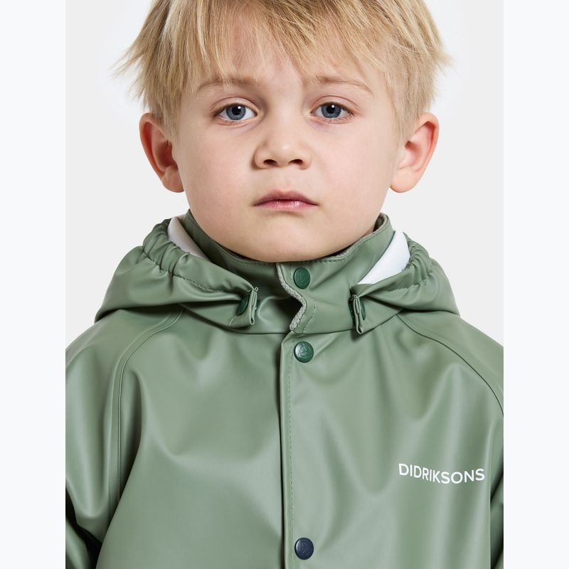 Kinder-Regenanzug Didriksons Slaskeman light moss 8