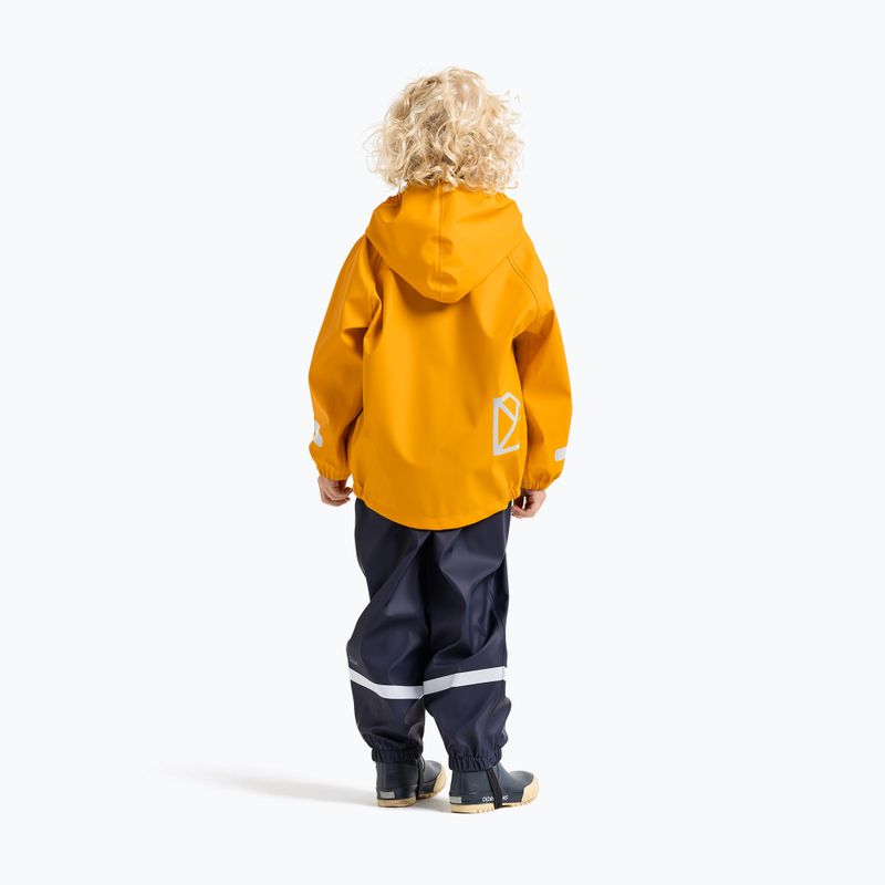 Regenjacke Kinder Didriksons Slaskeman oat yellow 3