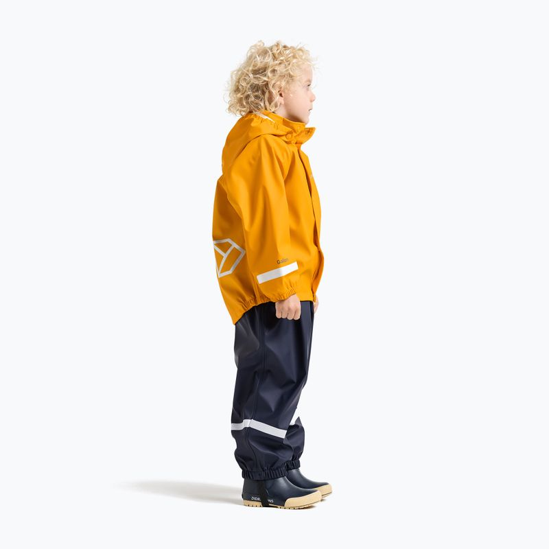 Regenjacke Kinder Didriksons Slaskeman oat yellow 4