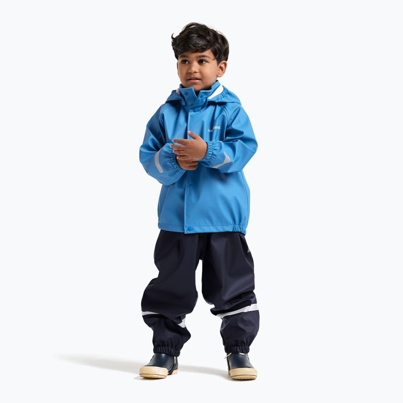Kinder-Regenjacke Didriksons Slaskeman sharp blue 2