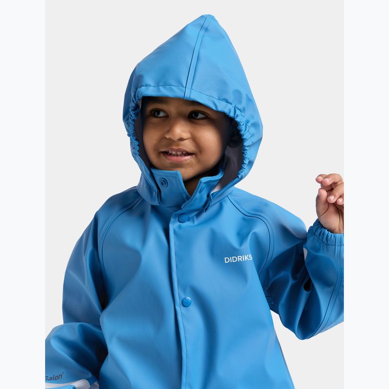 Kinder-Regenjacke Didriksons Slaskeman sharp blue 6