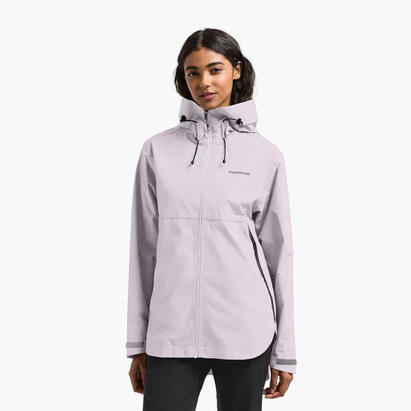 Damen-Regenjacke Didriksons Tilde 4 sunrise mist