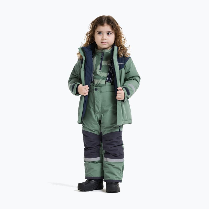 Kinder-Skianzug Didriksons Skare 2 dark moss