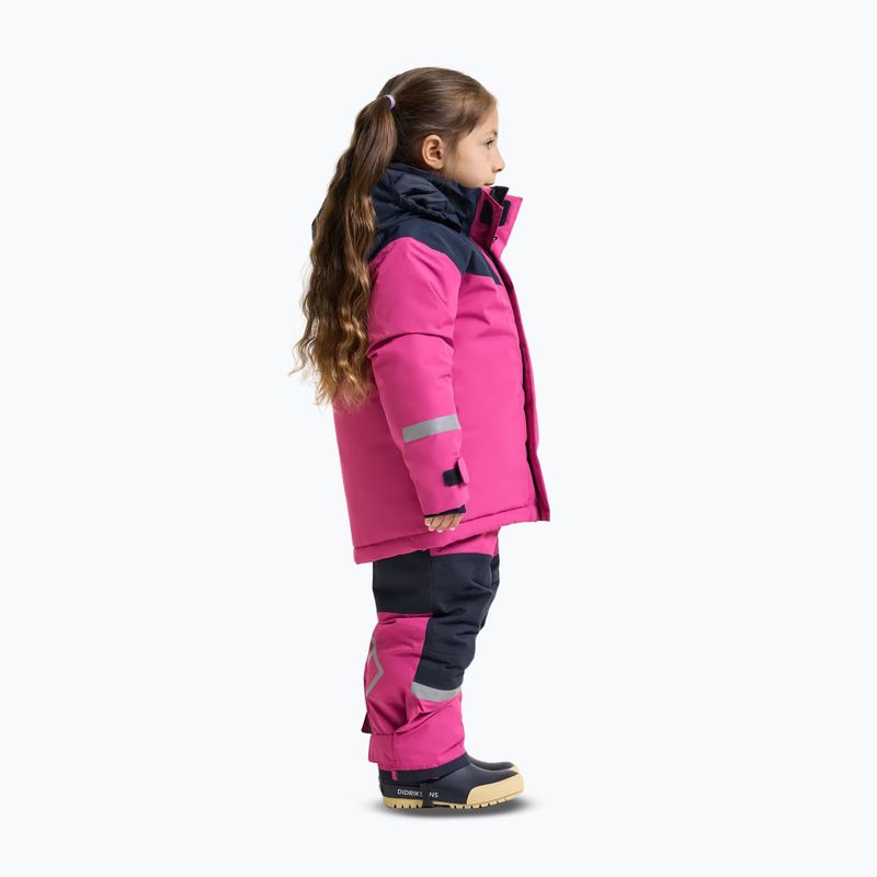 Kinder-Skianzug Didriksons Skare 2 cactus pink 3