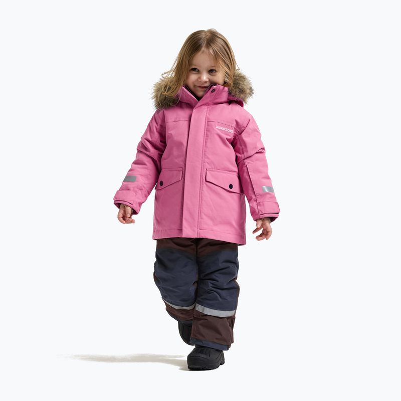 Kinder-Winterjacke Didriksons Bjärven 5 Parka heather pink 2