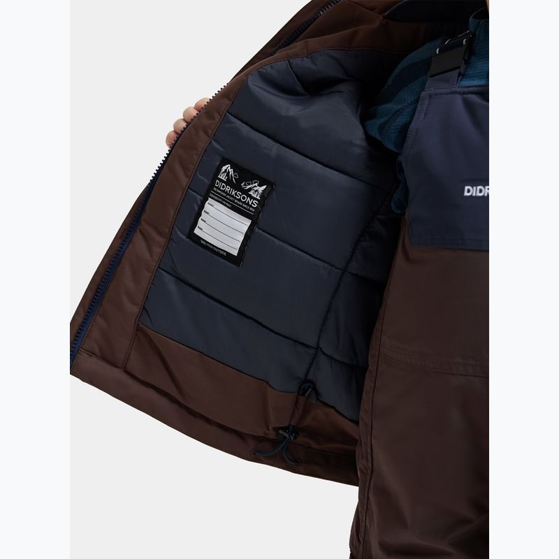 Kinder-Winterjacke Didriksons Bjärven 5 Parka shadow brown 8