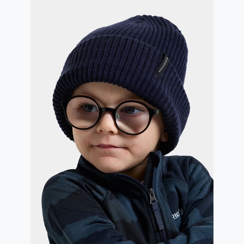 Kinder-Wintermütze Didriksons Buz Beanie navy 2