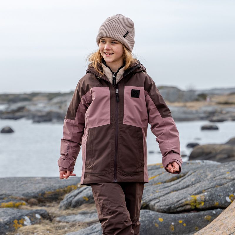 Kinder-Wintermütze Didriksons Buz Beanie beach beige 2