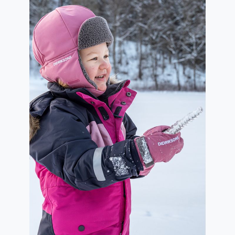 Kinder-Wintermütze Didriksons Biggles 7 heather pink 5