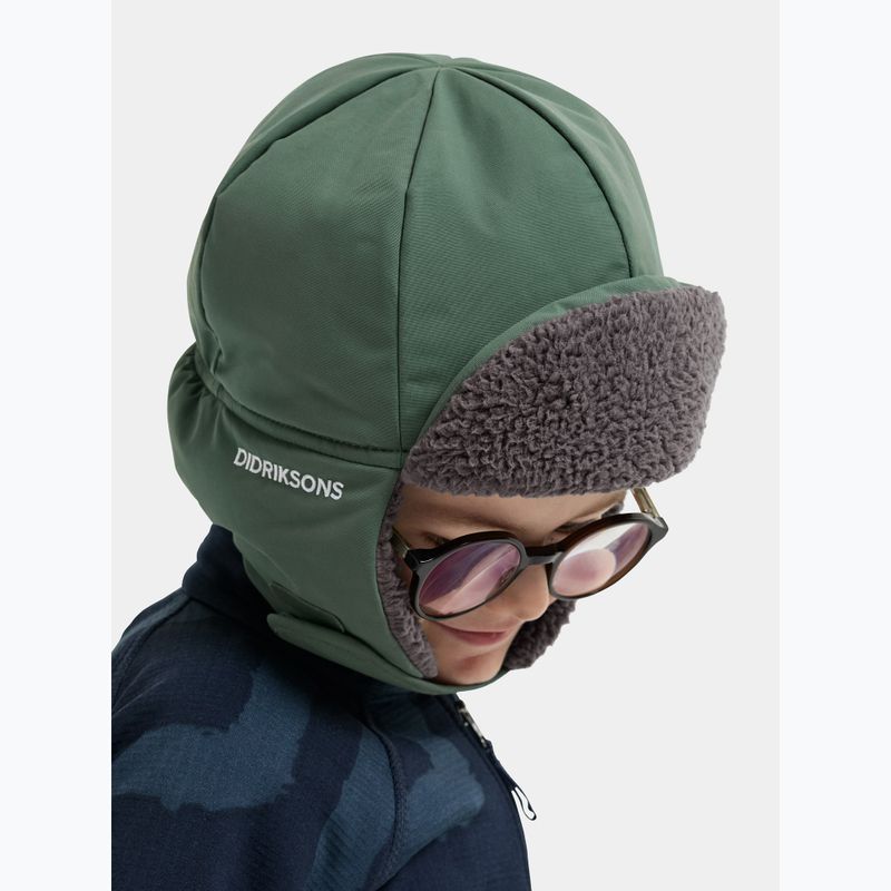 Kinder-Wintermütze Didriksons Biggles 7 dark moss 2