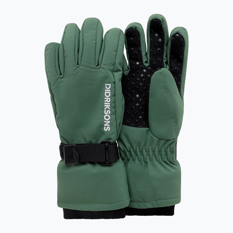 Kinder Skihandschuhe Didriksons Biggles 4 dark moss