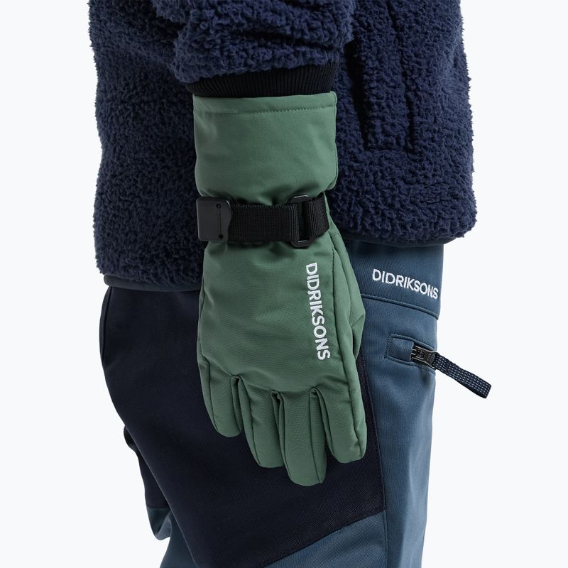 Kinder Skihandschuhe Didriksons Biggles 4 dark moss 2